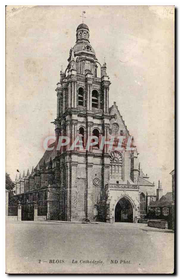 CPA Blois La cathedrale