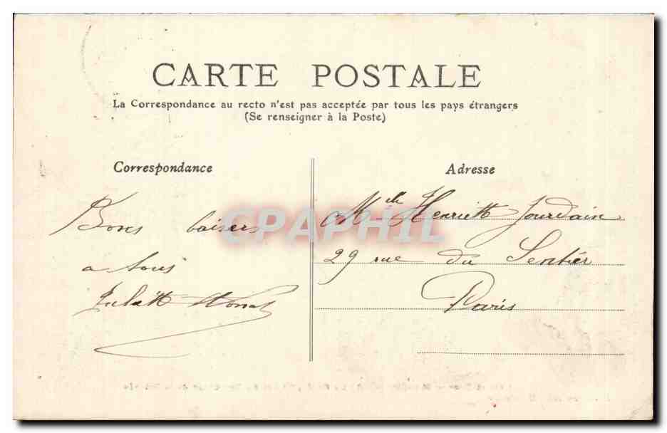 Marchenoir — La Forêt, Chalet du Directeur de la Scierie — E. Serron, édit, Marchenoir — Achterkant