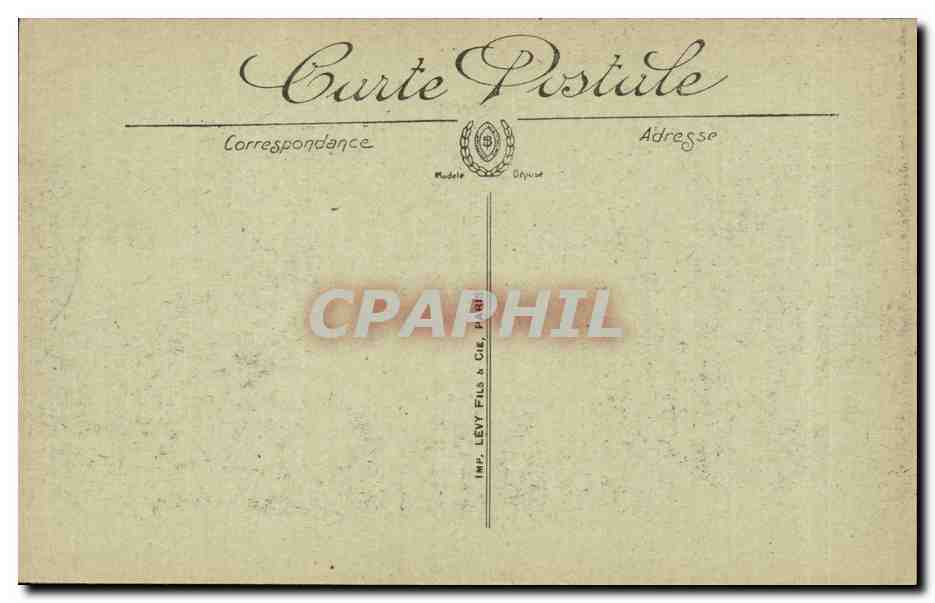 CPA Biarritz Vue generale — Verso