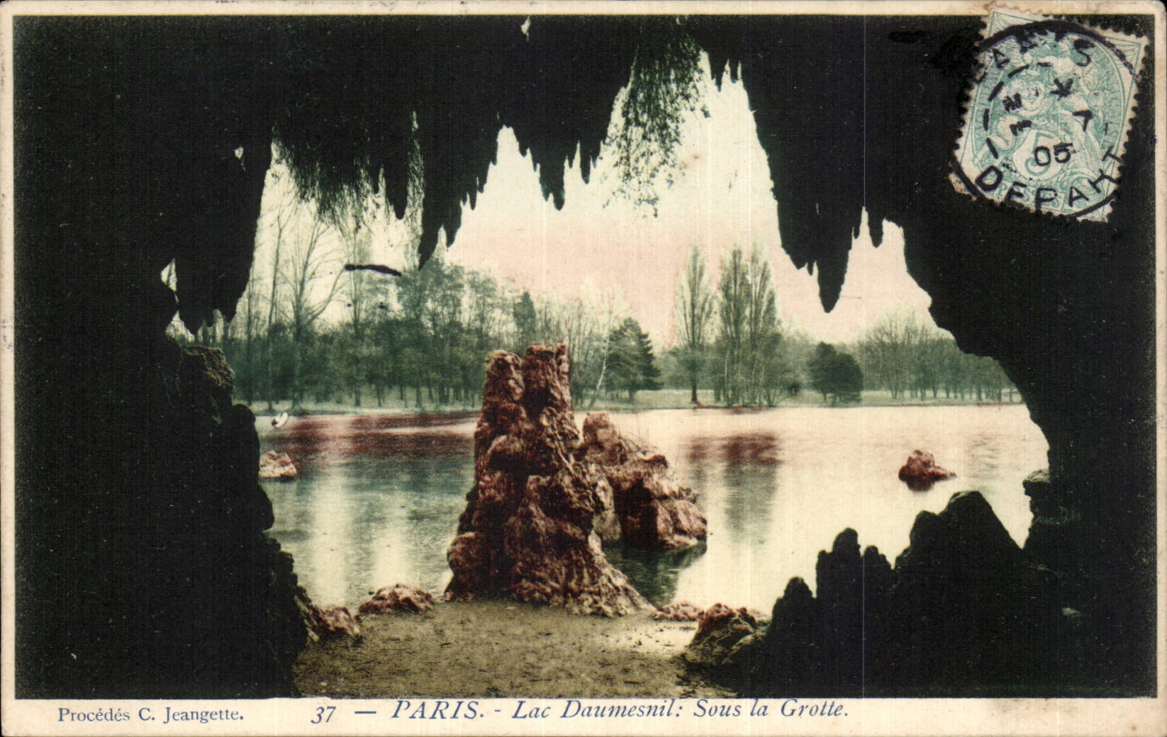 CPA Paris Lac Daumesnil Sous la grotte