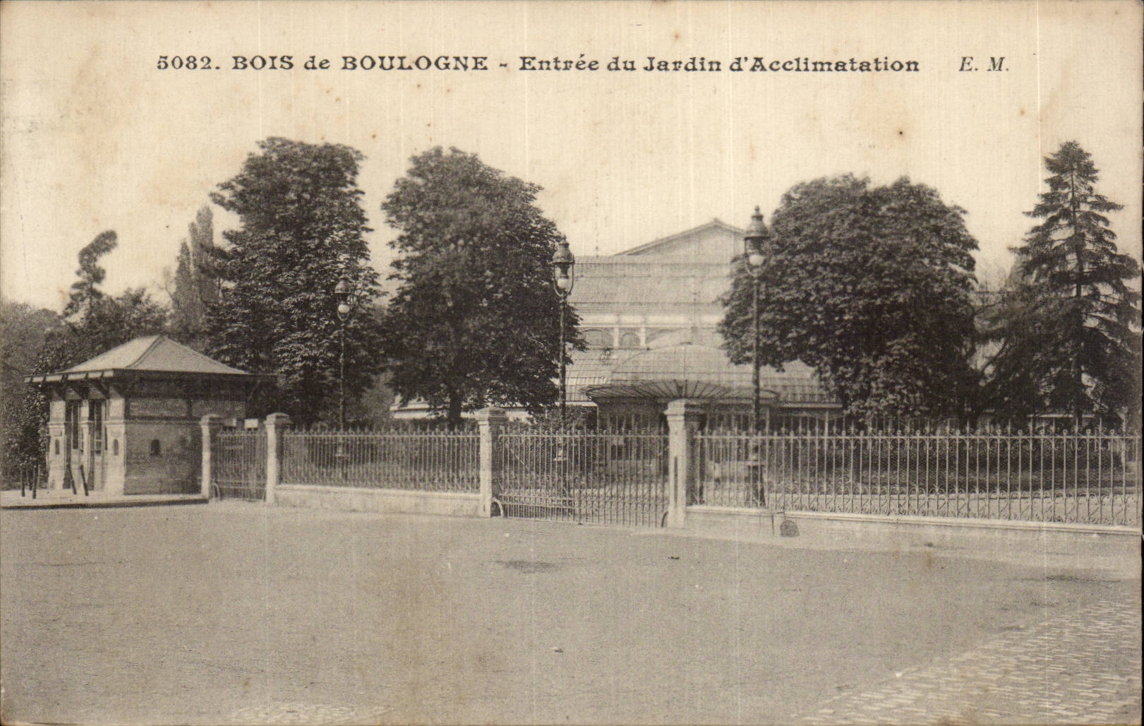 CPA Paris Bois de Boulogne Entree du jardin d acclimatation