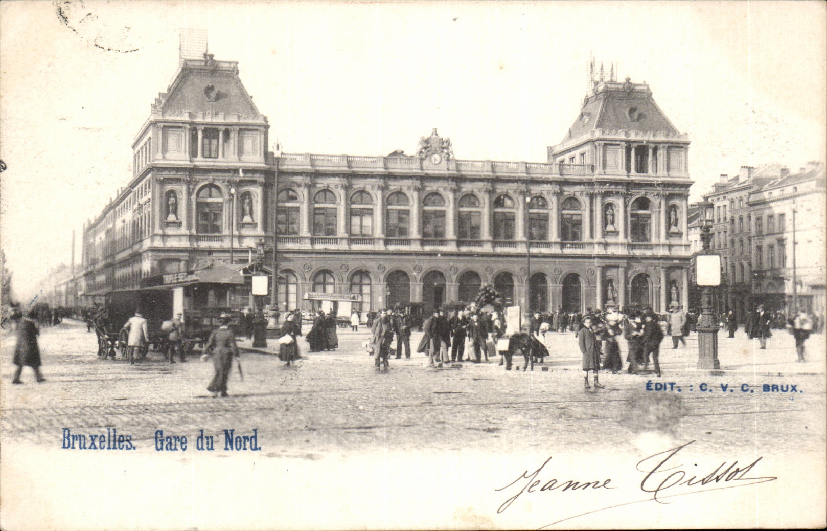 CPA Bruxelles Gare du Nord