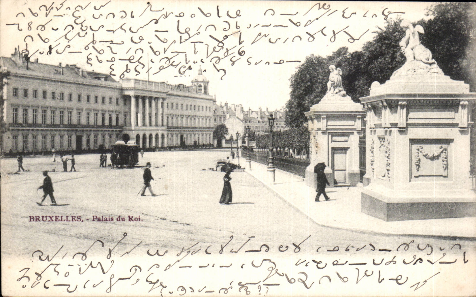 CPA Bruxelles Palais du roi 