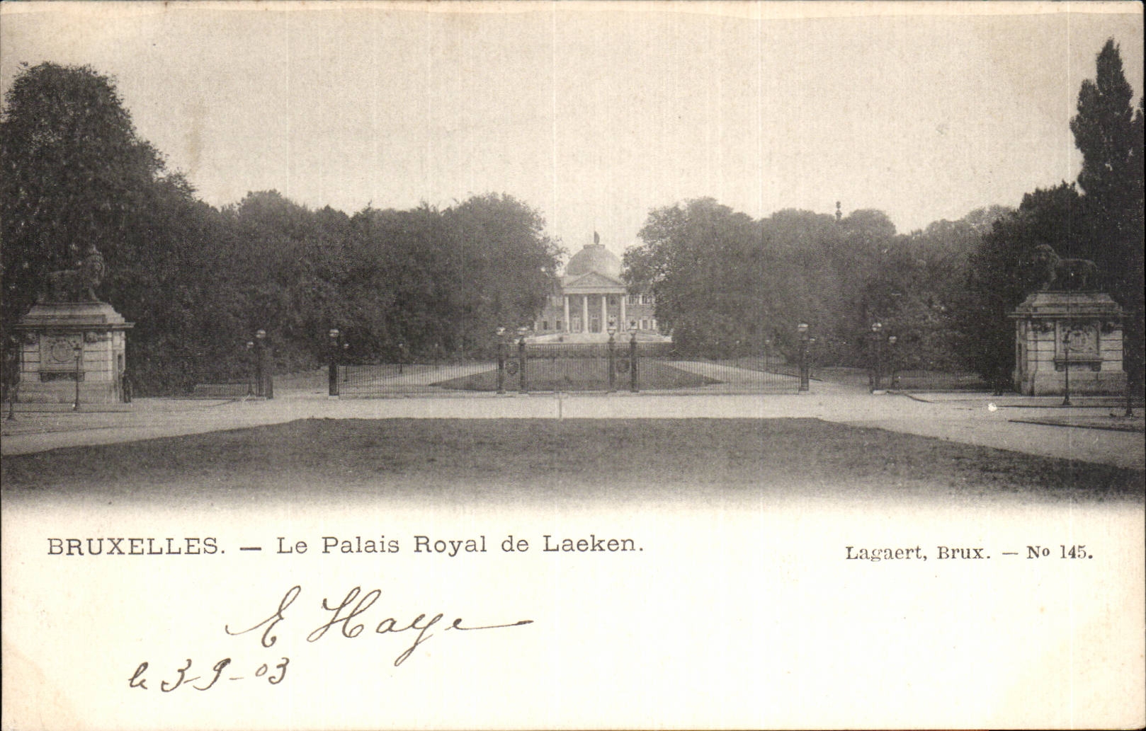 CPA Bruxelles Palais royal de Laeken 