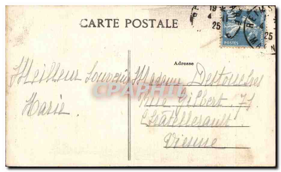 Reims avant la Grande Guerre (1914 à 1918) — La Cathédrale — I. Huillier, éditeur, Reims — Reverso