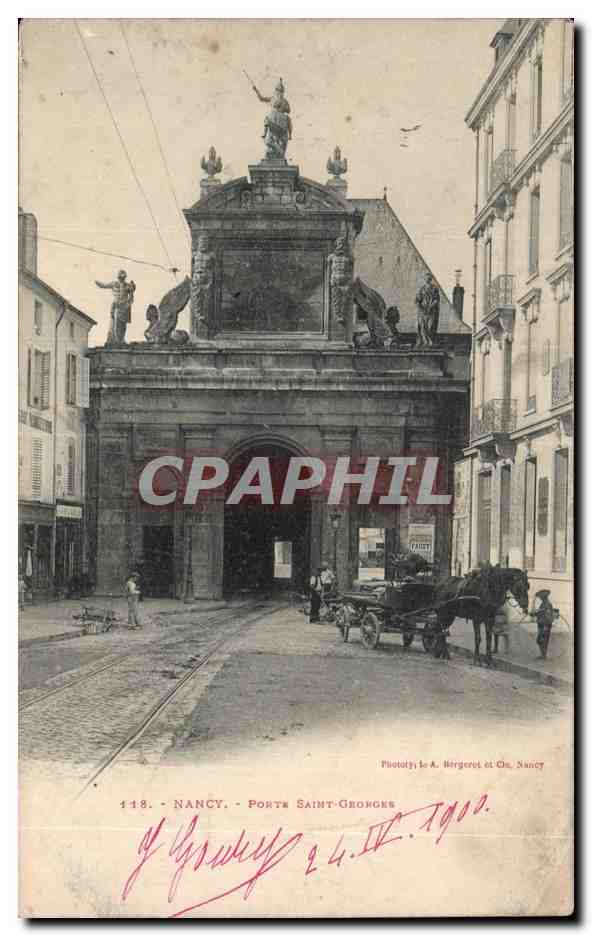 CPA Nancy Porte Saint Georges 
