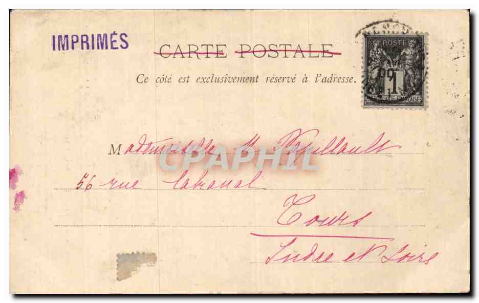 CPA Nancy Porte Saint Georges  — Rückseite