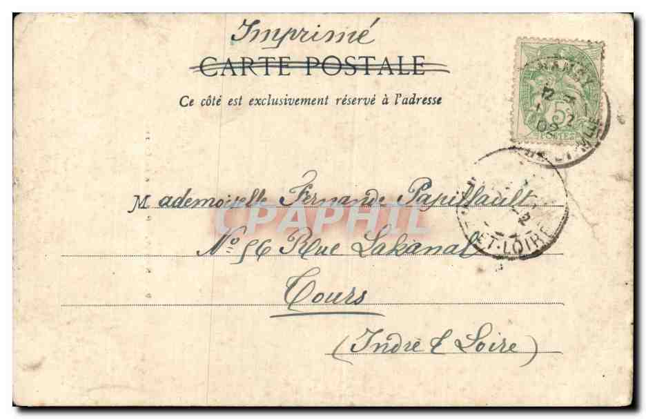 CPA Nancy Porte de la Craffe — Verso