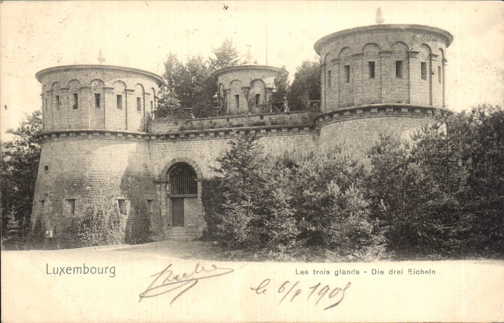CPA Luxembourg Les trois glands 