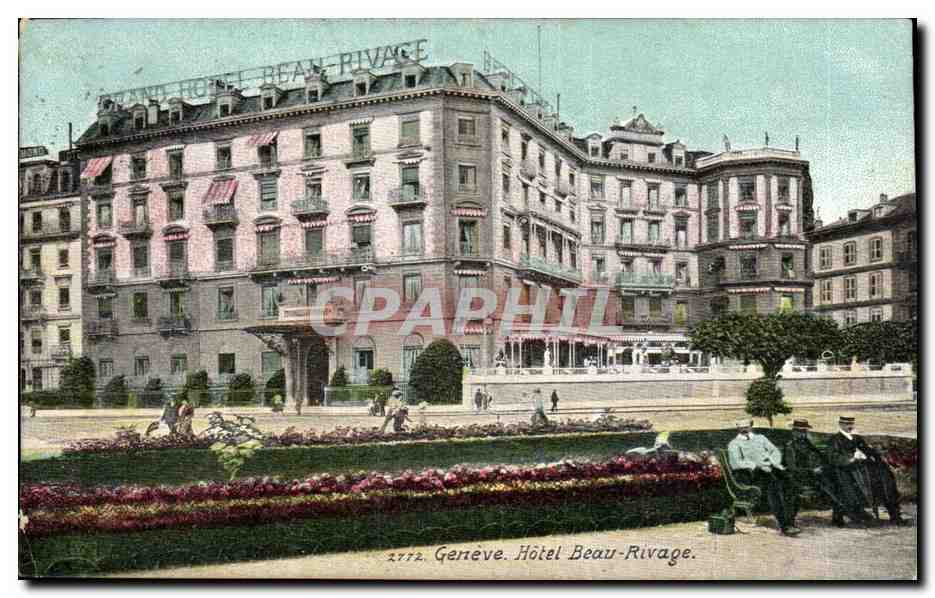 CPA Geneve Hotel Beau rivage 