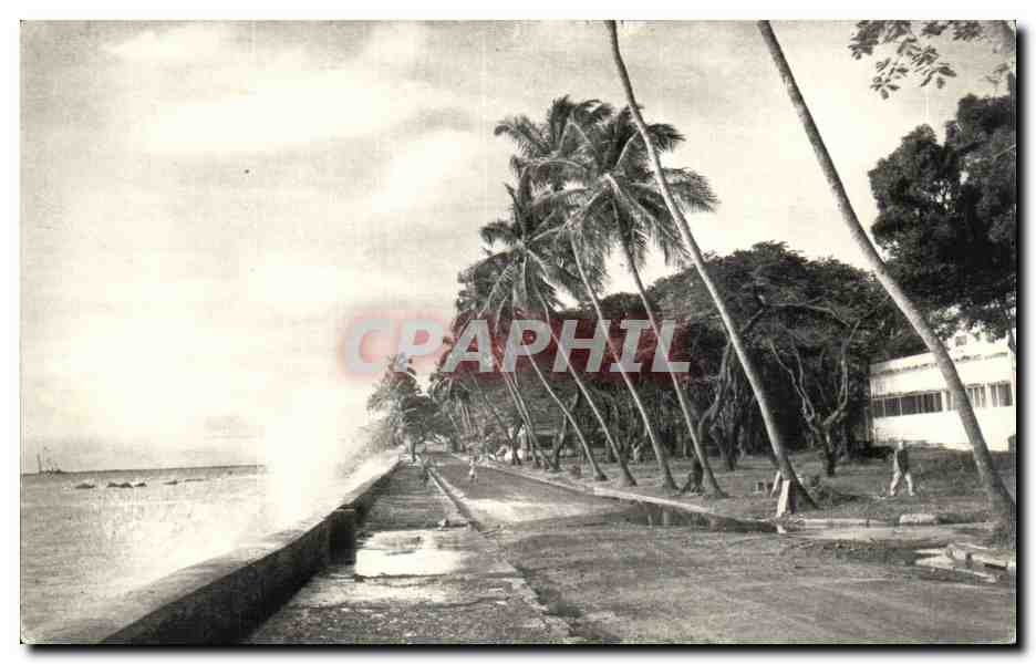 CPA Guinee Francaise Boulevard lagunaire a Conakry