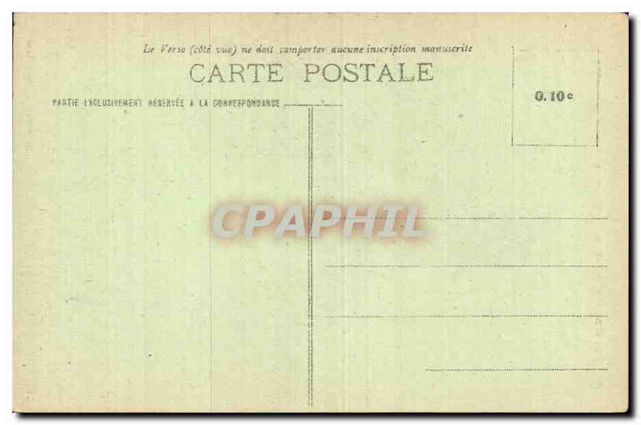 CPA Vittel Le monument des soldats vitellois tombes au champ d honneur — Rückseite