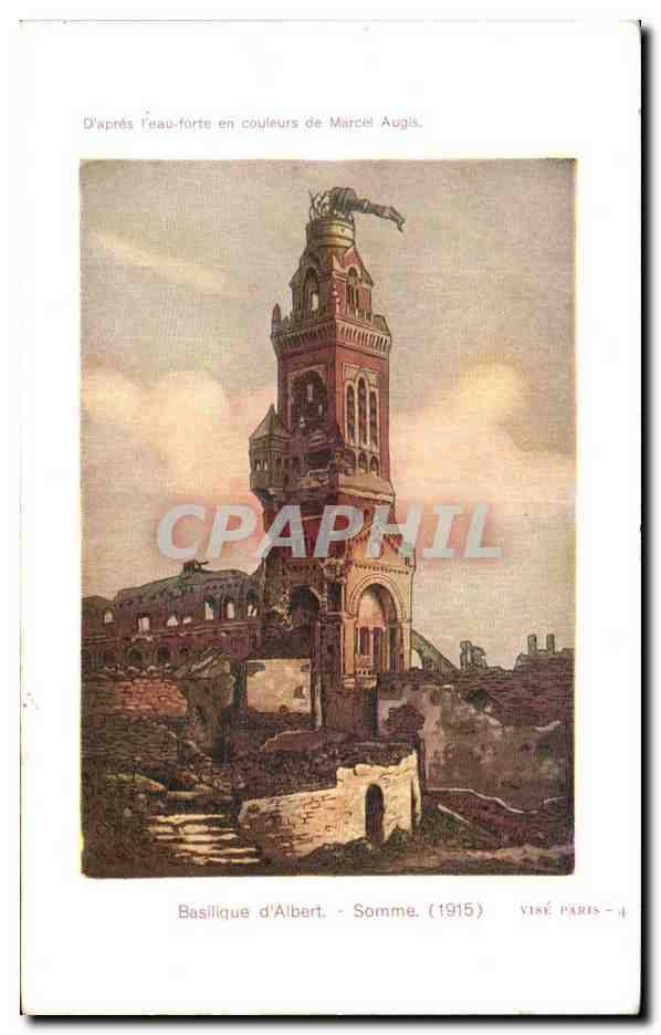 CPA Basilique d Albert 