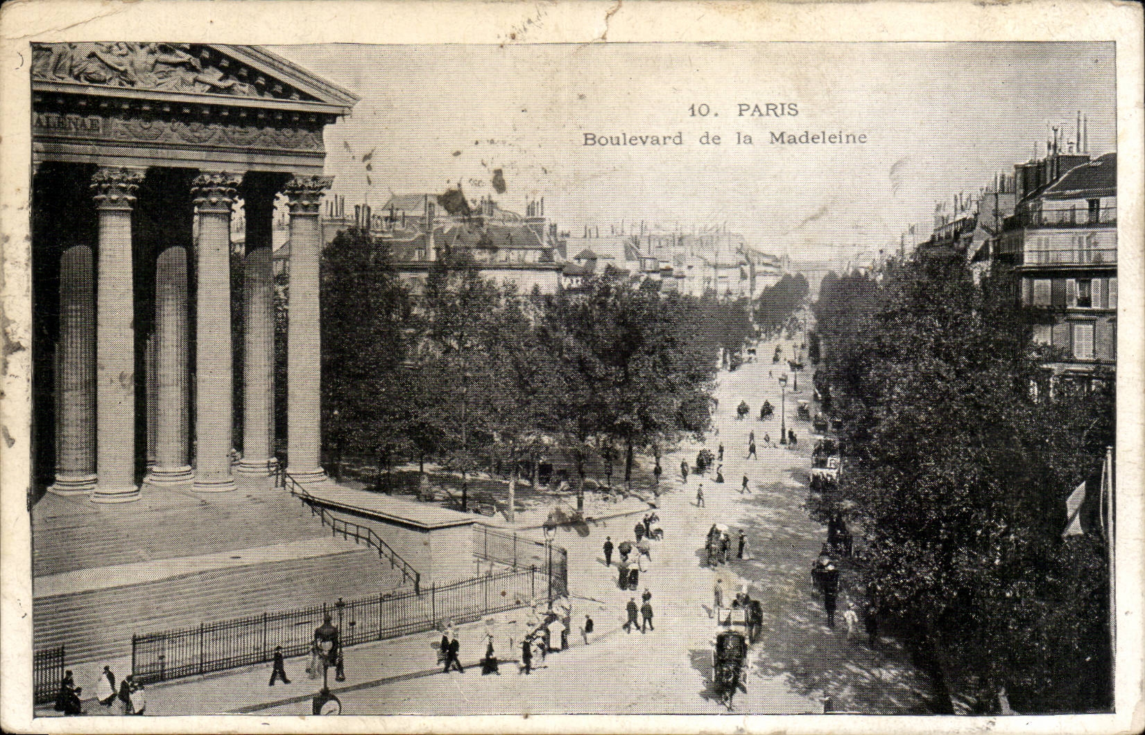 CPA Paris Boulevard de la Madeleine