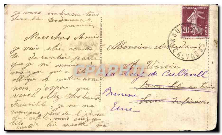 CPA Houlgate Le casino et le grand hotel — Verso
