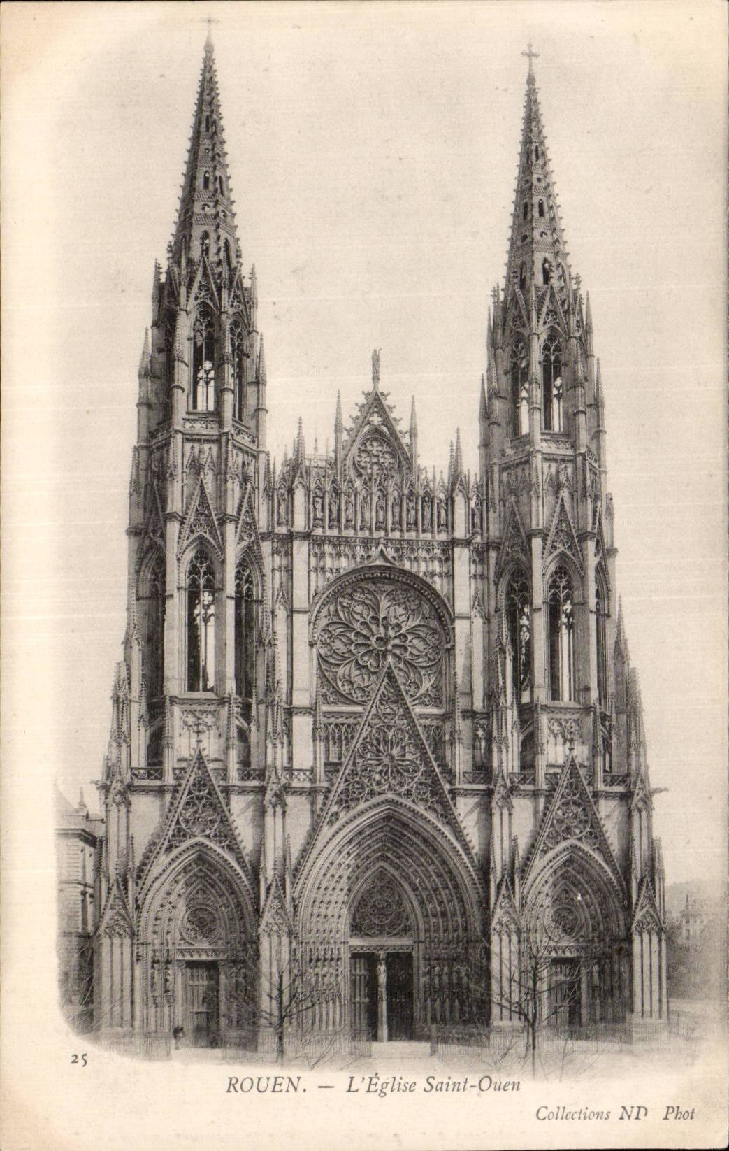 CPA Rouen L eglise Saint Ouen