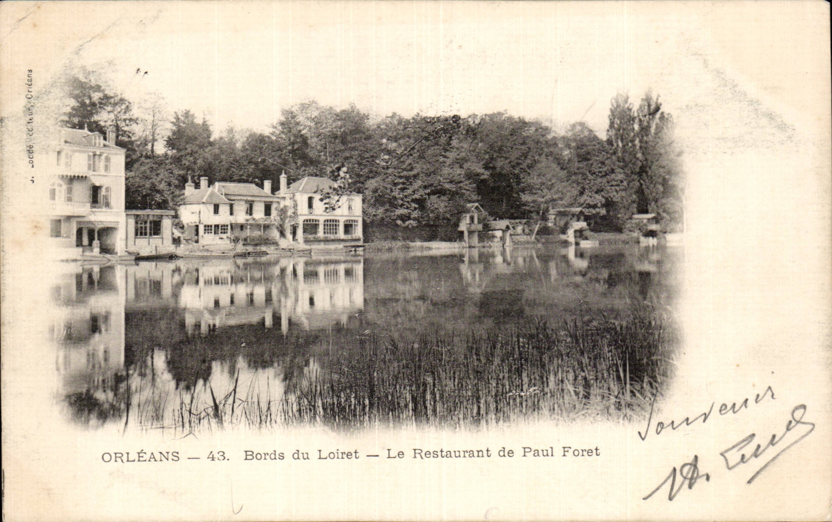 CPA Orleans Bords du Loiret Le restaurant de Paul Foret