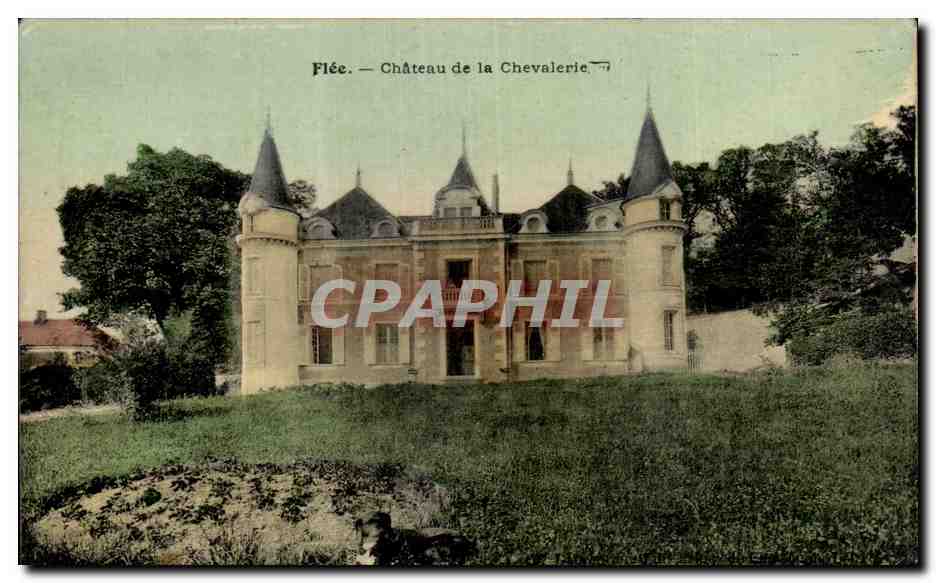 CPA Flee Chateau de la chevalerie 