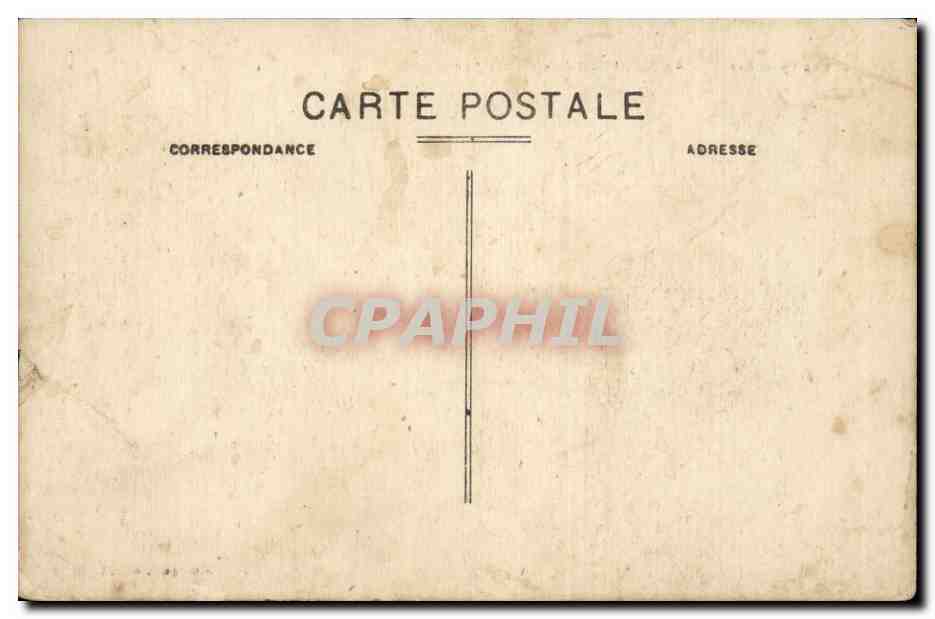 CPA Lourdes Le chateau fort  — Verso