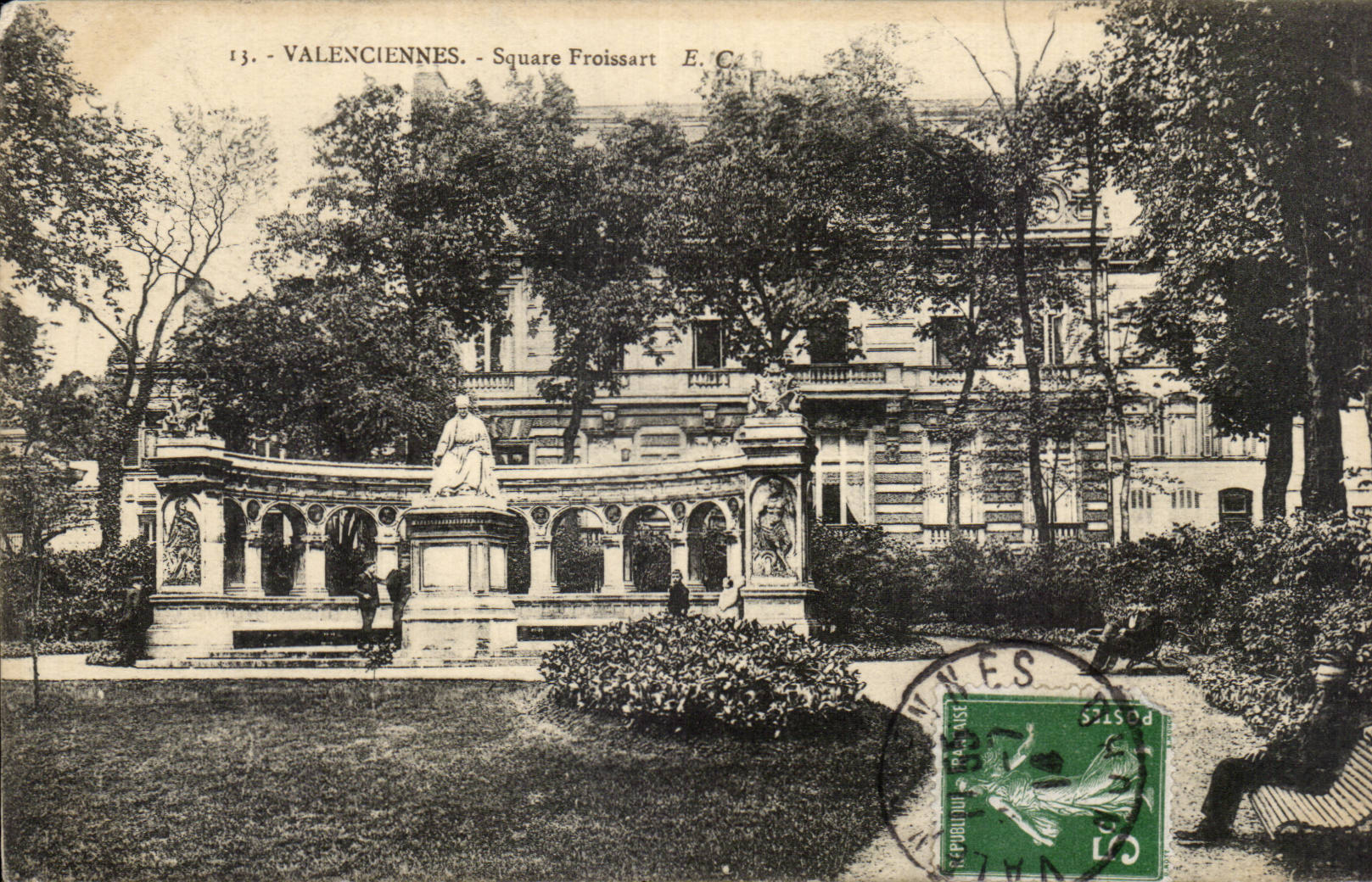 Valenciennes - Square Froissart — E.C. Nr. 13