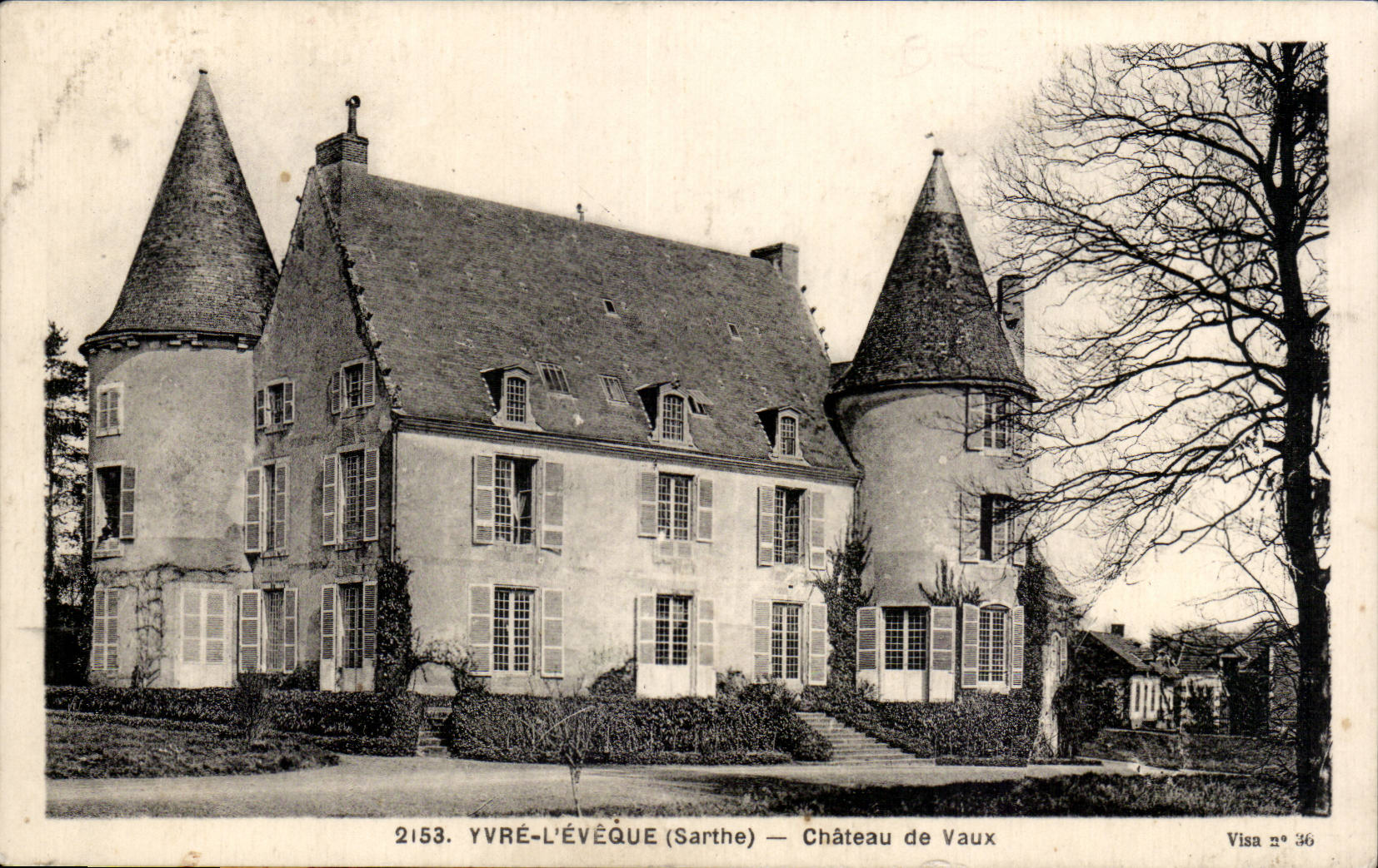 CPA Yvre L Eveque Chaetau de Vaux 