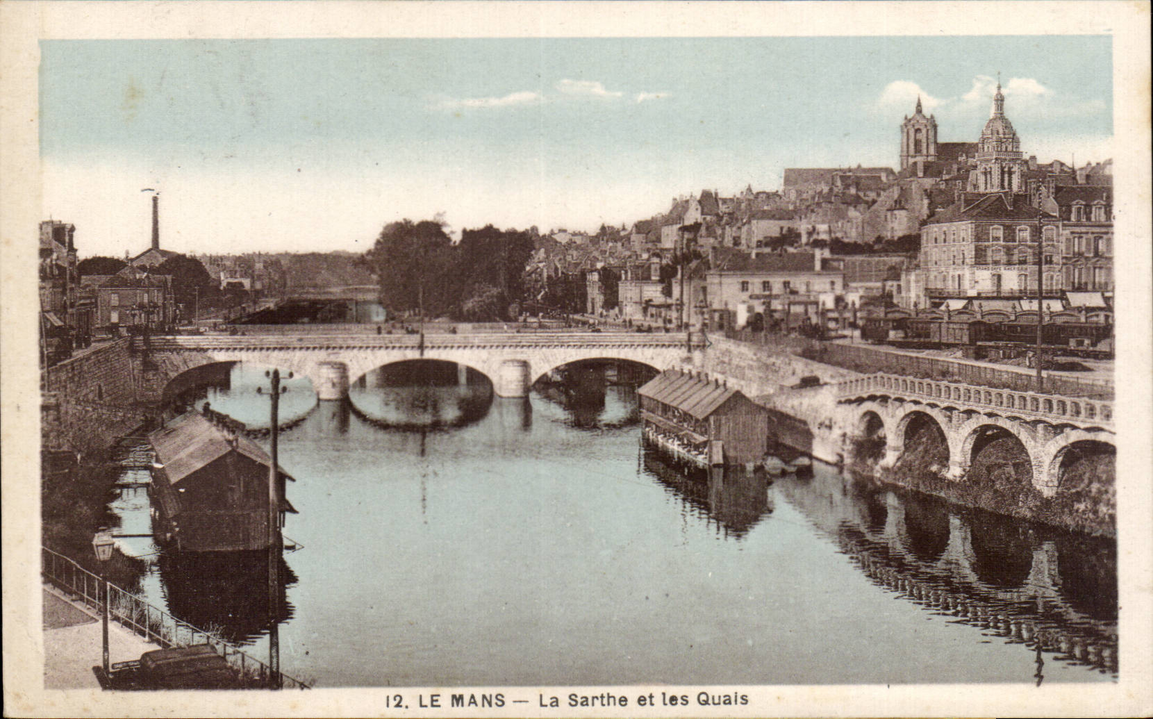 CPA Le Mans La Sarthe et les quais