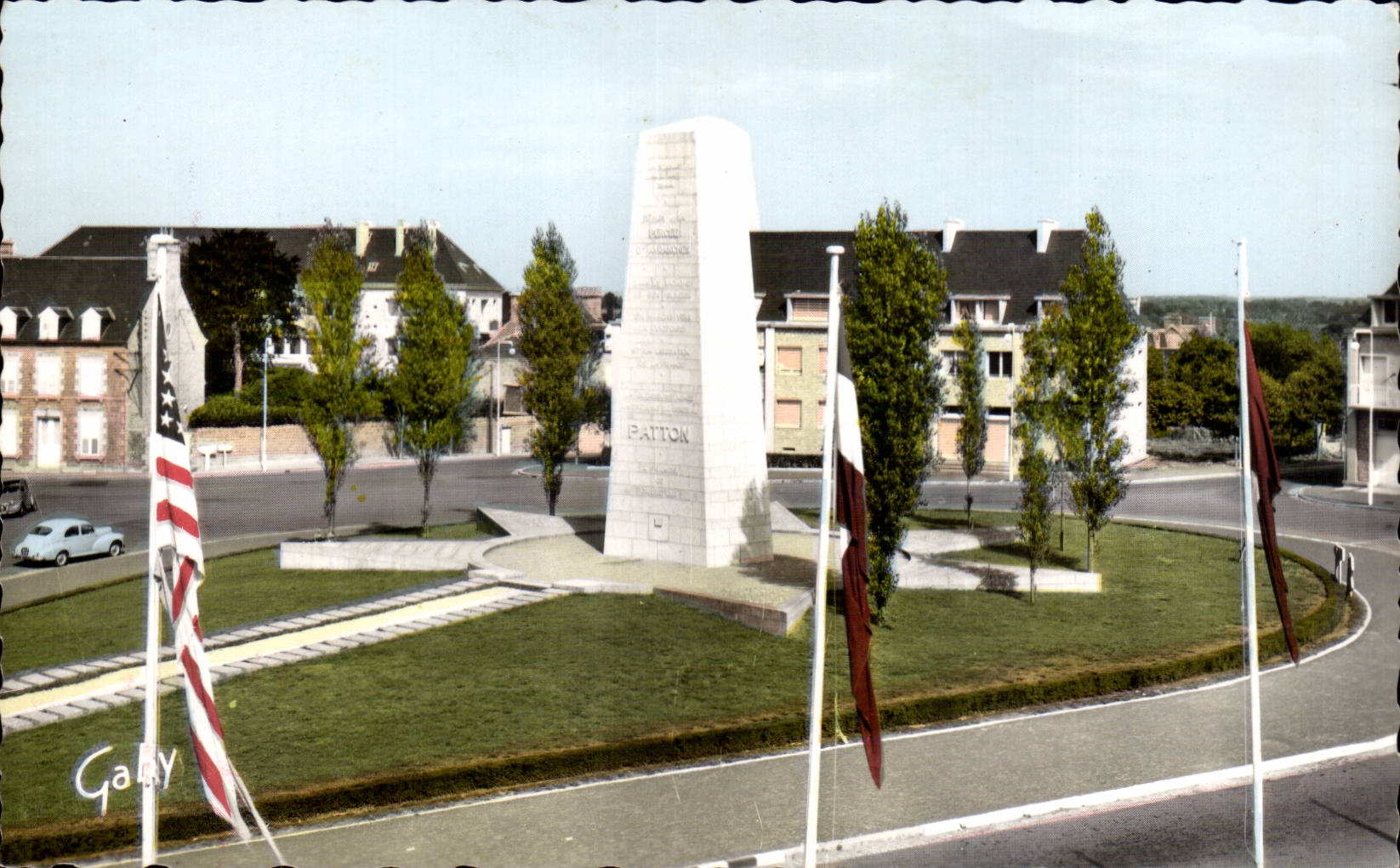 Monument Patton — Avranches (Manche) — Éditions GABY