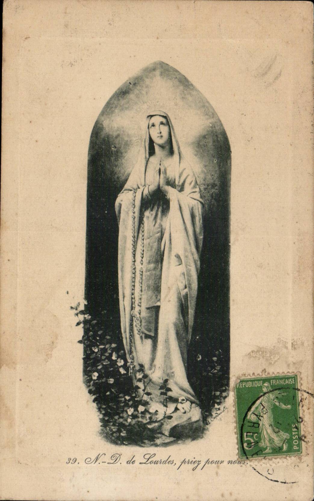 CPA ND de Lourdes 