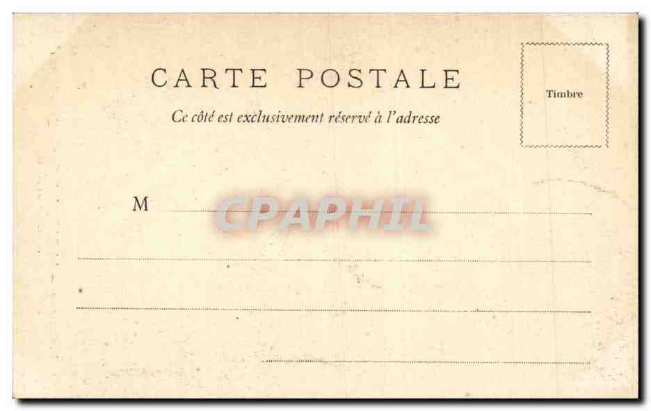 CPA La Rochelle Tour des Quatre sergents et rue sur les murs — Verso