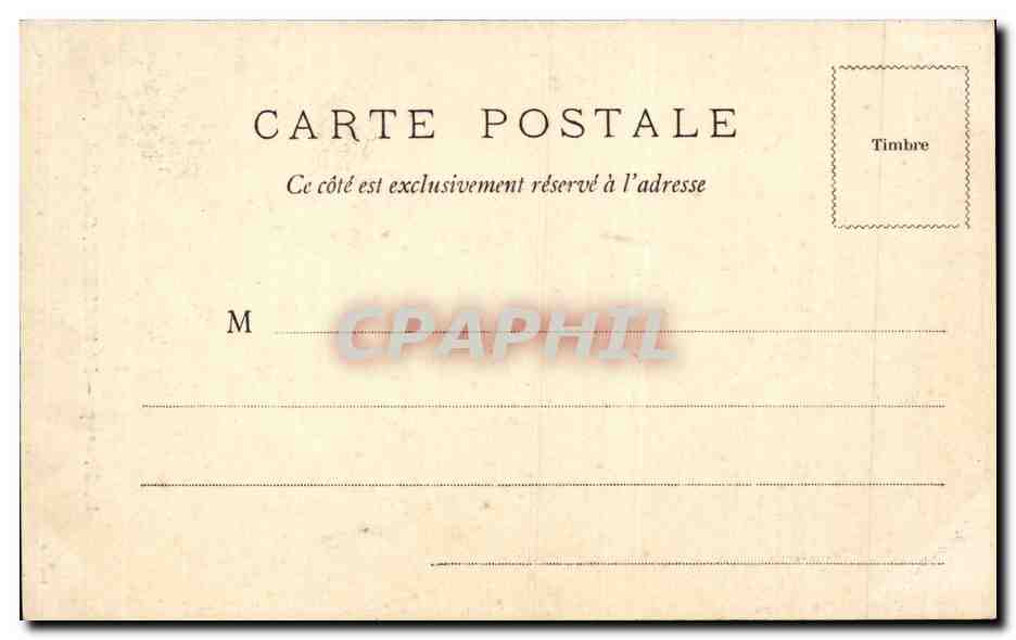 CPA La Rochelle Grosse horloge — Rückseite