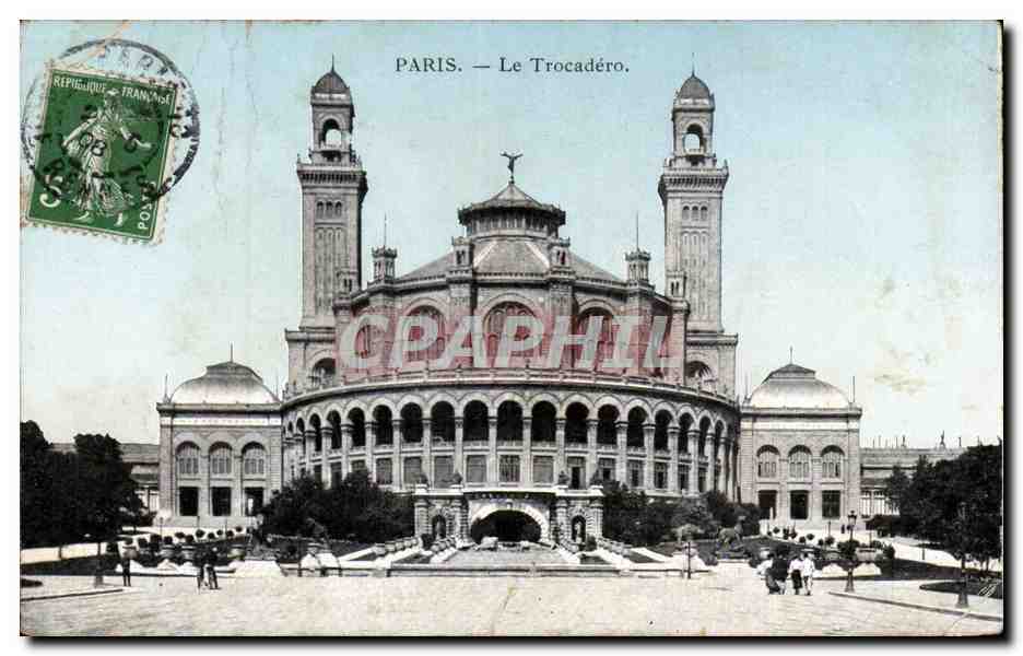 CPA Paris Le Trocadero
