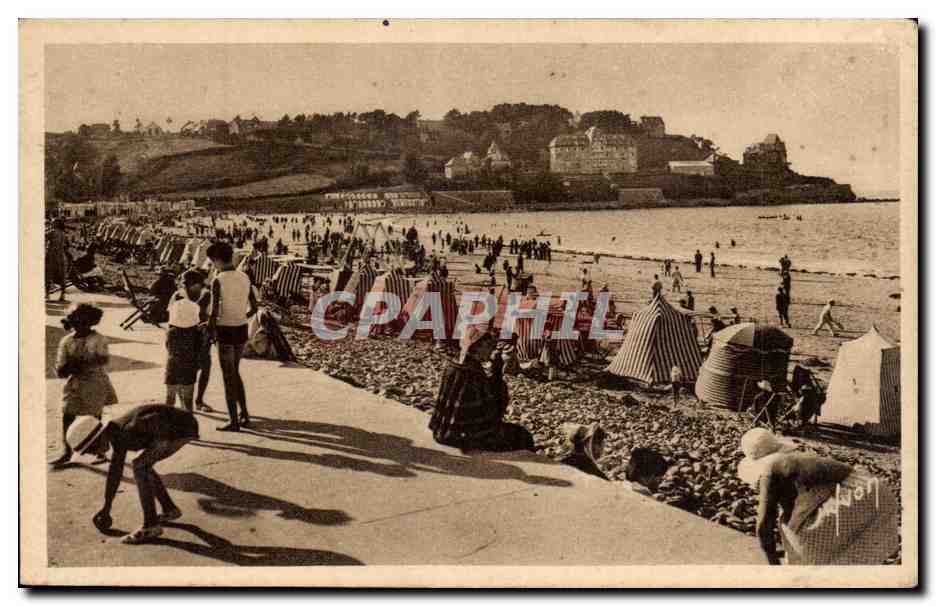 CPA Perros Guirec Plage de Trestraou