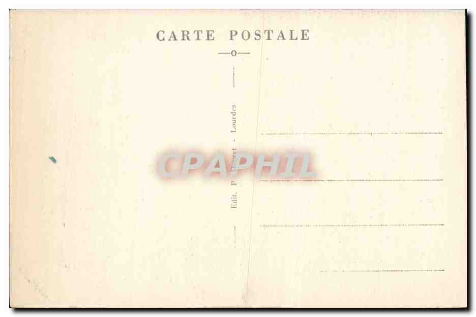 Barthès — Bergerie où Bernadette gardait le troupeau — Édit. P. Duret - Lourdes — Rückseite