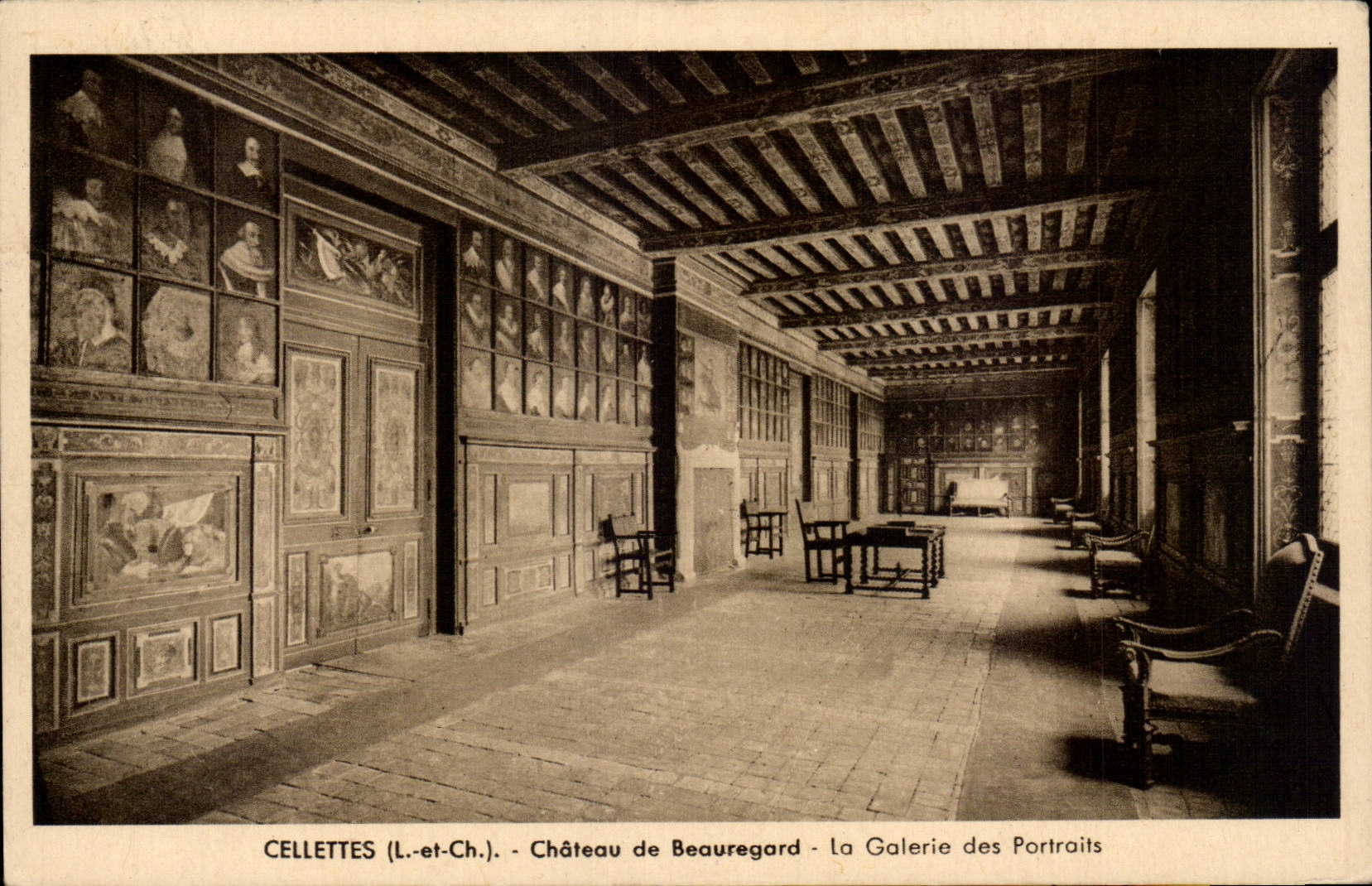 CELLETES (L.-et-Ch.) - Château de Beauregard - La Galerie des Portraits