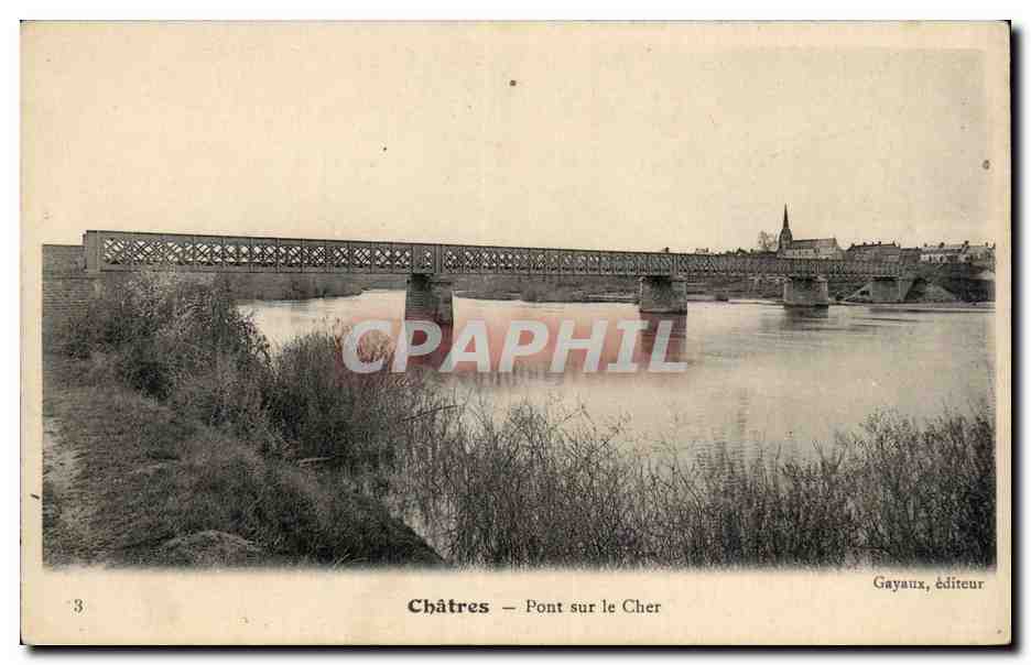 CPA Chatres Pont sur le Cher