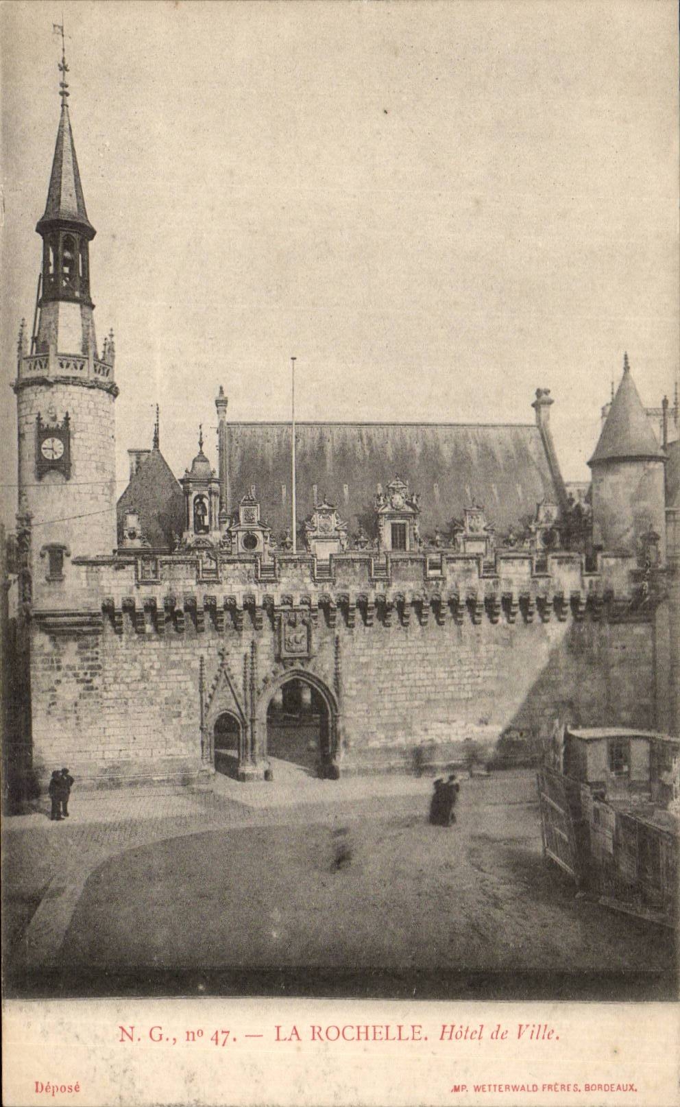 CPA La Rochelle Hotel de ville