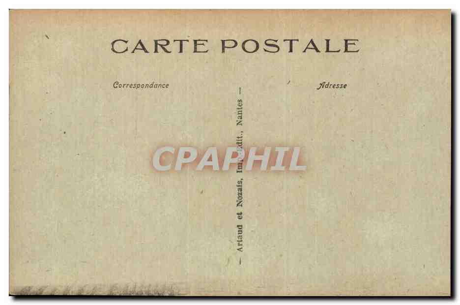 CPA Brest Le chateau et le port de guerre — Rückseite