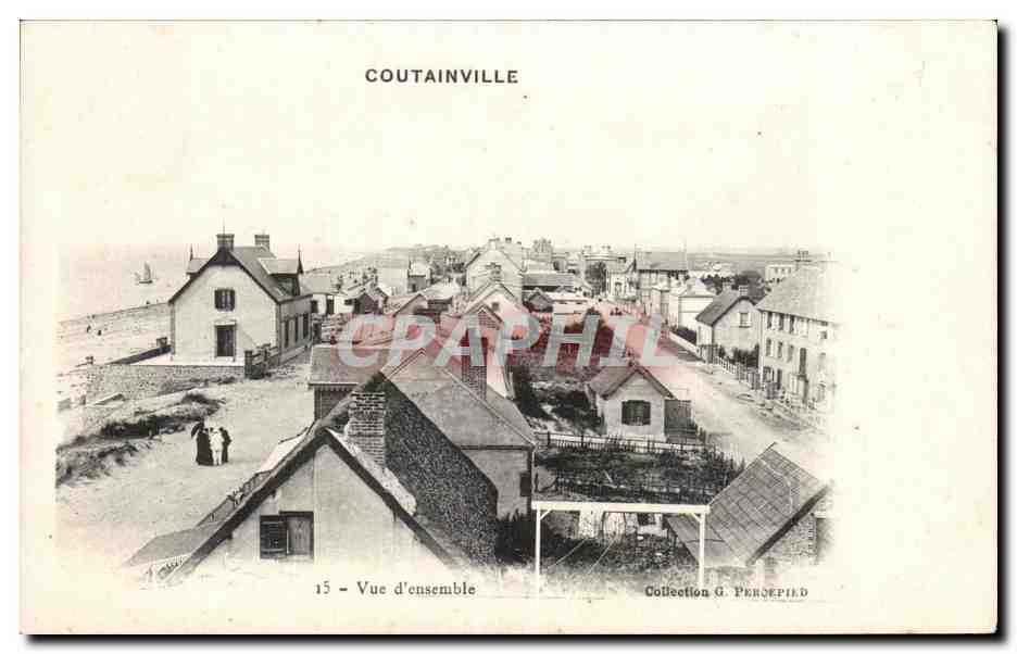 CPA Coutainville Vue d ensemble