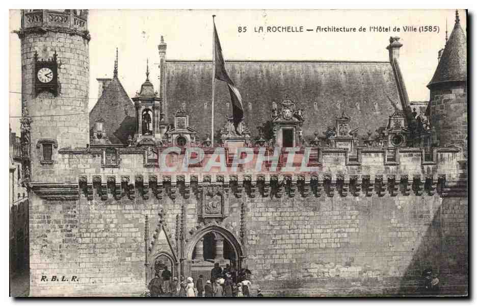 CPA La Rochelle Architecture de l hotel de ville