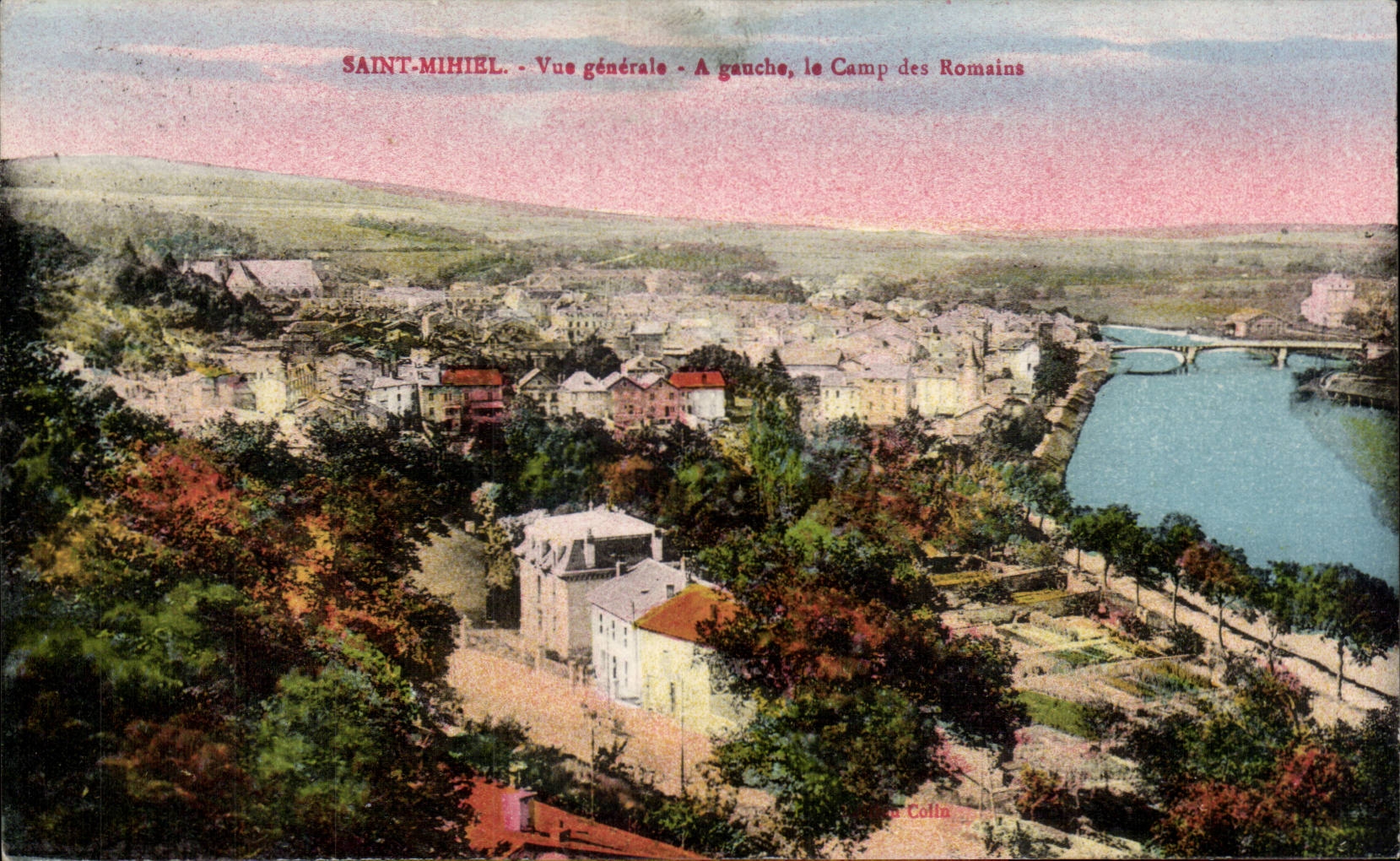 CPA Saint Mihiel Vue generale Le camp des romains 