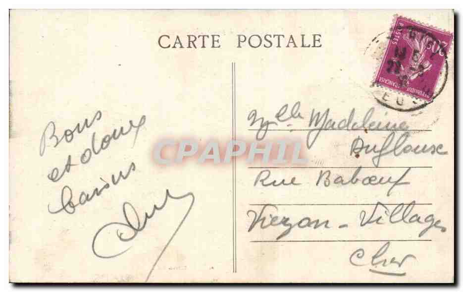 CPA Saint Mihiel Vue generale Le camp des romains  — Rückseite