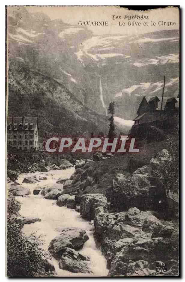 CPA Gavarnie Le gave et le cirque 