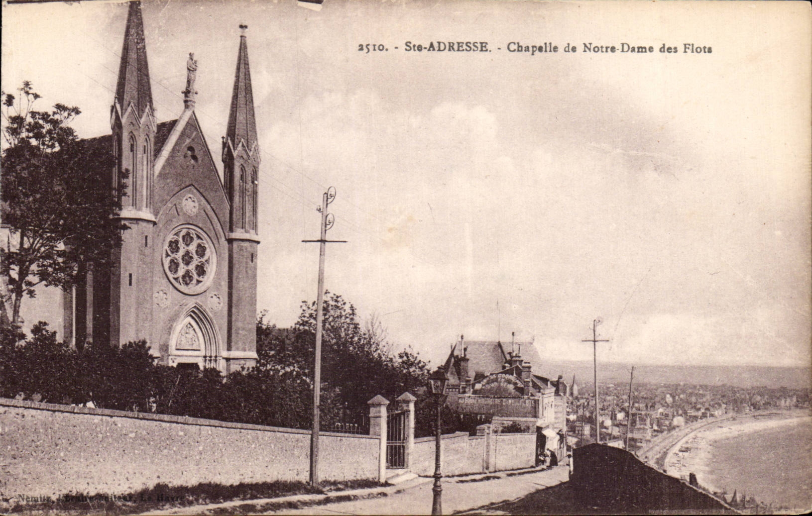 CPA St Adresse Chapelle de Notre Dame des flots