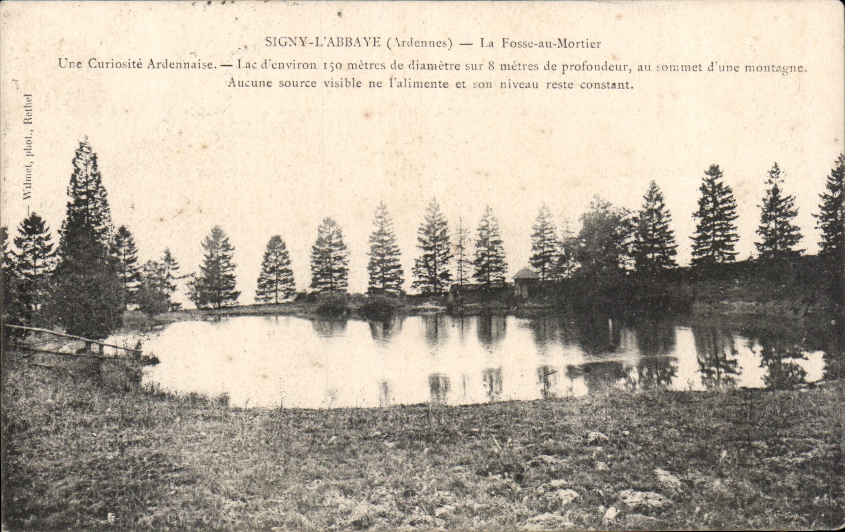 SIGNY-L'ABBAYE (Ardennes) — La Fosse-au-Mortier — Wilmaut, phot. Bethel