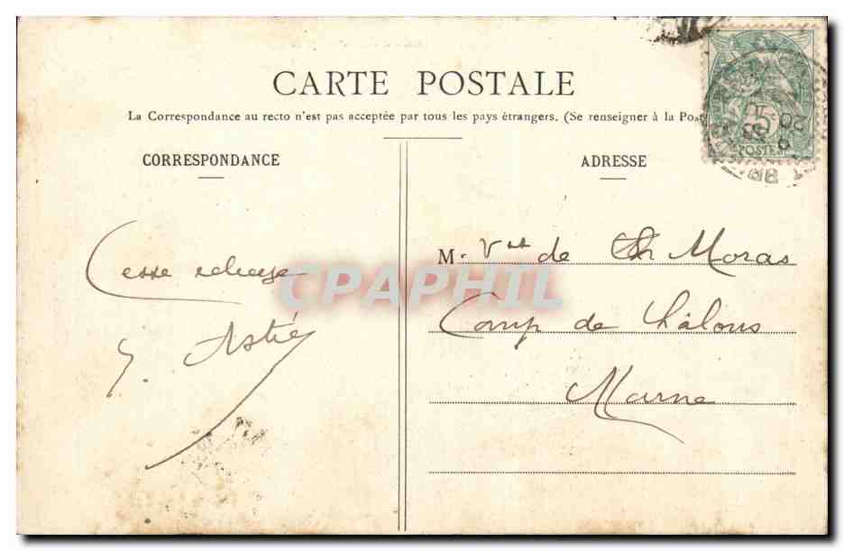 CPA St Brieuc Viaduc de Toupin  — Rückseite