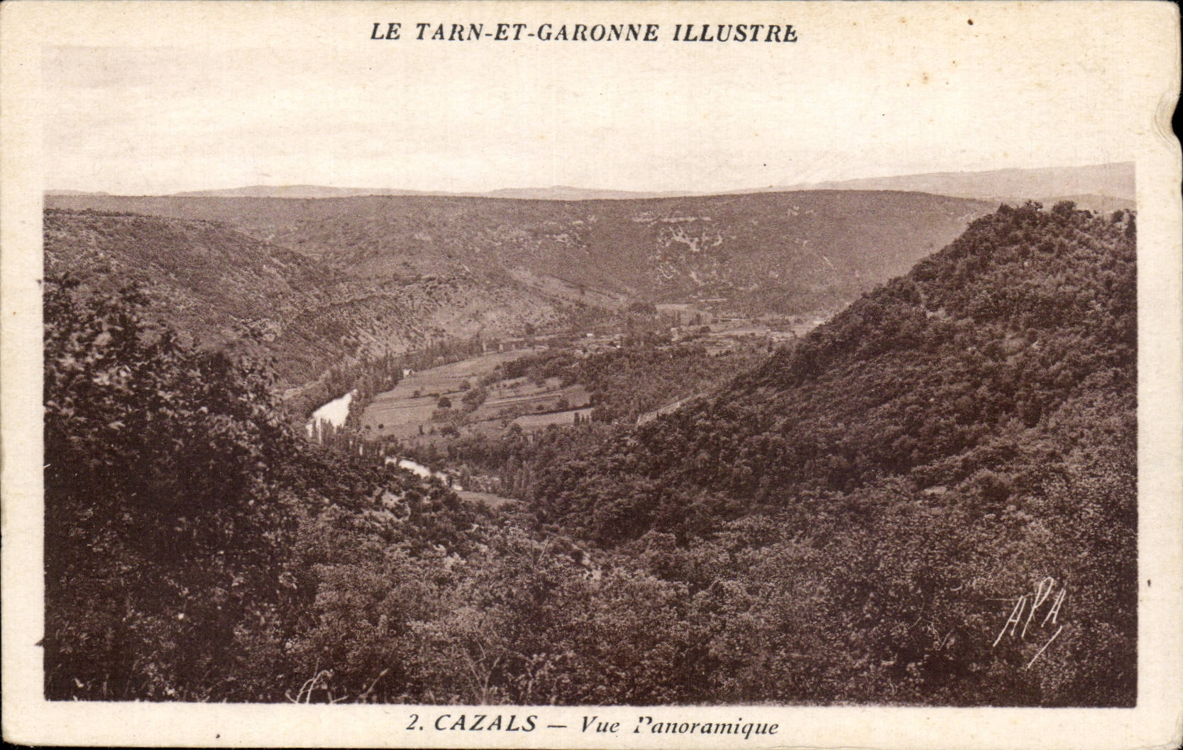 CPA Cazals Vue panoramique