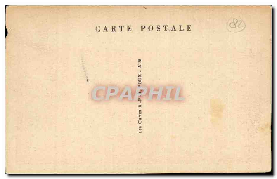 CPA Cazals Vue panoramique — Rückseite