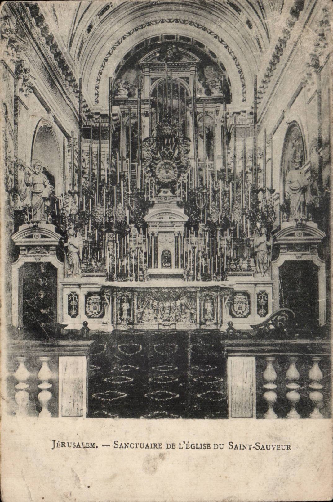 CPA Israel Jerusalem Sanctuaire de l eglise du Saint Sauveur
