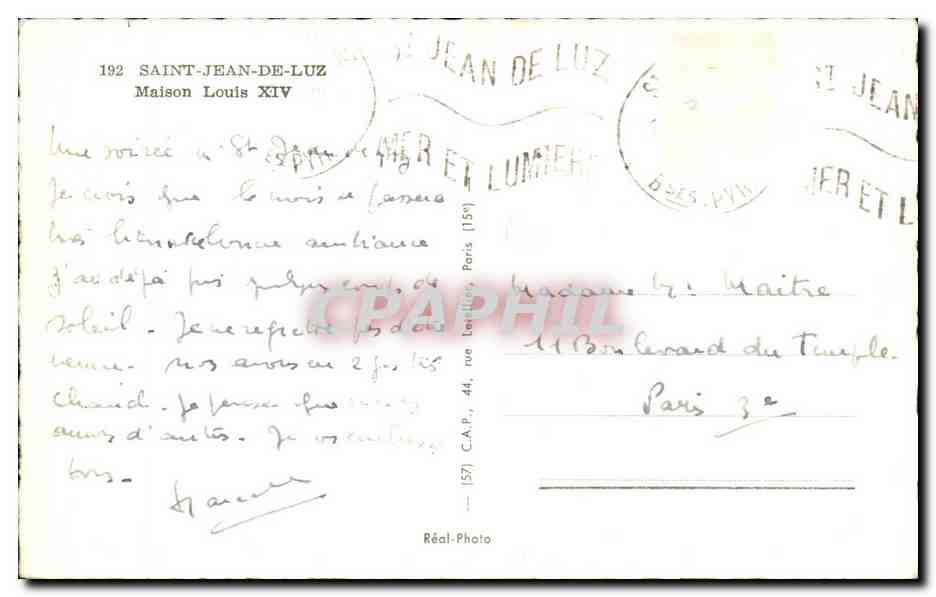 Saint-Jean-de-Luz — Maison Louis XIV — Réal-Photo — Reverso
