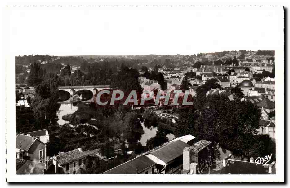 Poitiers (Vienne) — Vue générale - Le Clain et le Pont-Neuf — Éditions Caby